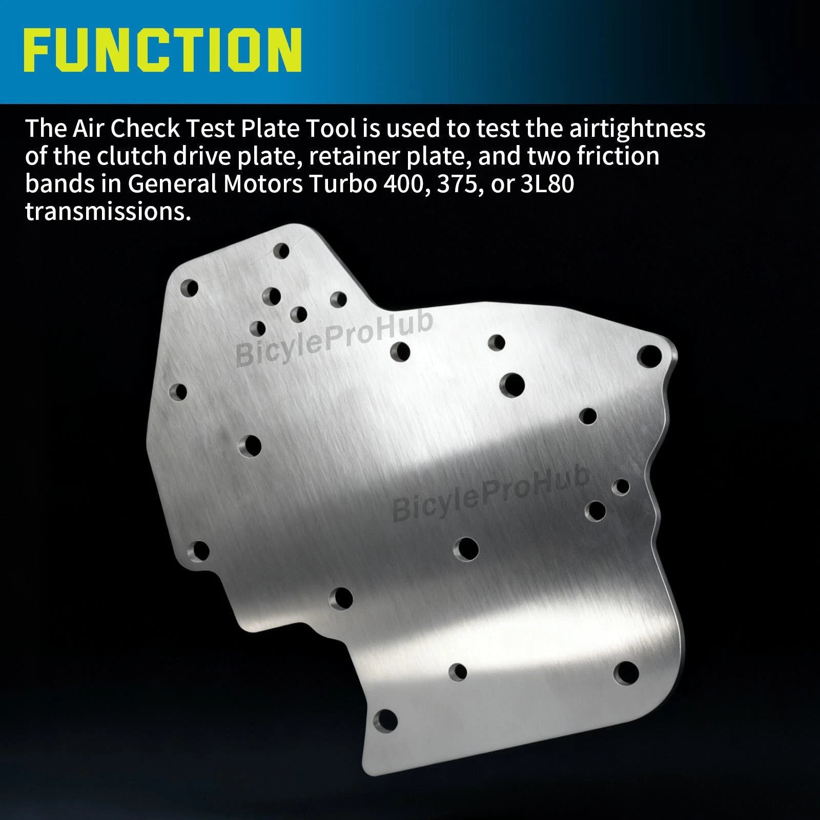 Air Check Plate Tool for TH400 Turbo 400 375 3L80 GM Transmission