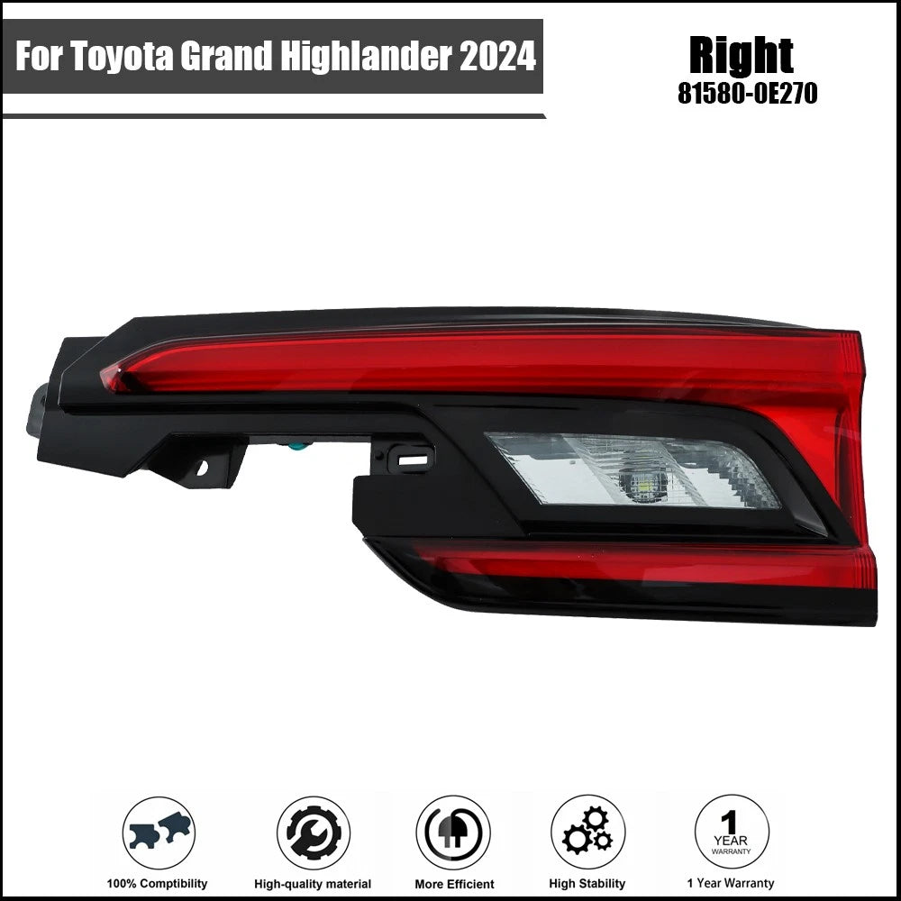 LED Tail Light Assembly for Toyota Grand Highlander (2024)