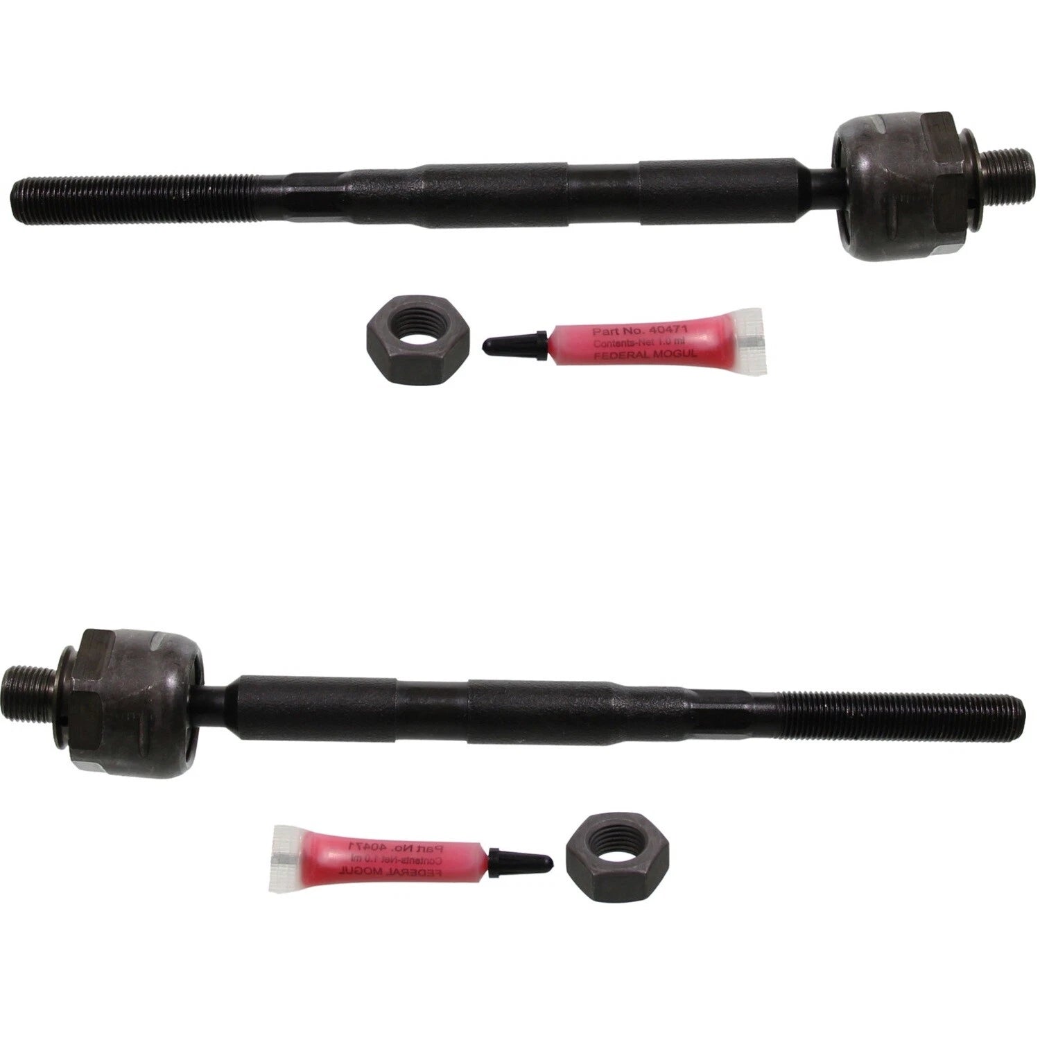 Set of 2 Inner Moog Steering Tie Rod Ends for Chevy Colorado GMC Canyon (RWD)