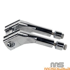 1" Chrome Motorcycle Handlebar Risers for Harley Dyna Low Rider (2006-2017)