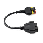 OBD2 Diagnostic Cable Adapter 6 to 16 Pin for Benelli Motorcycle