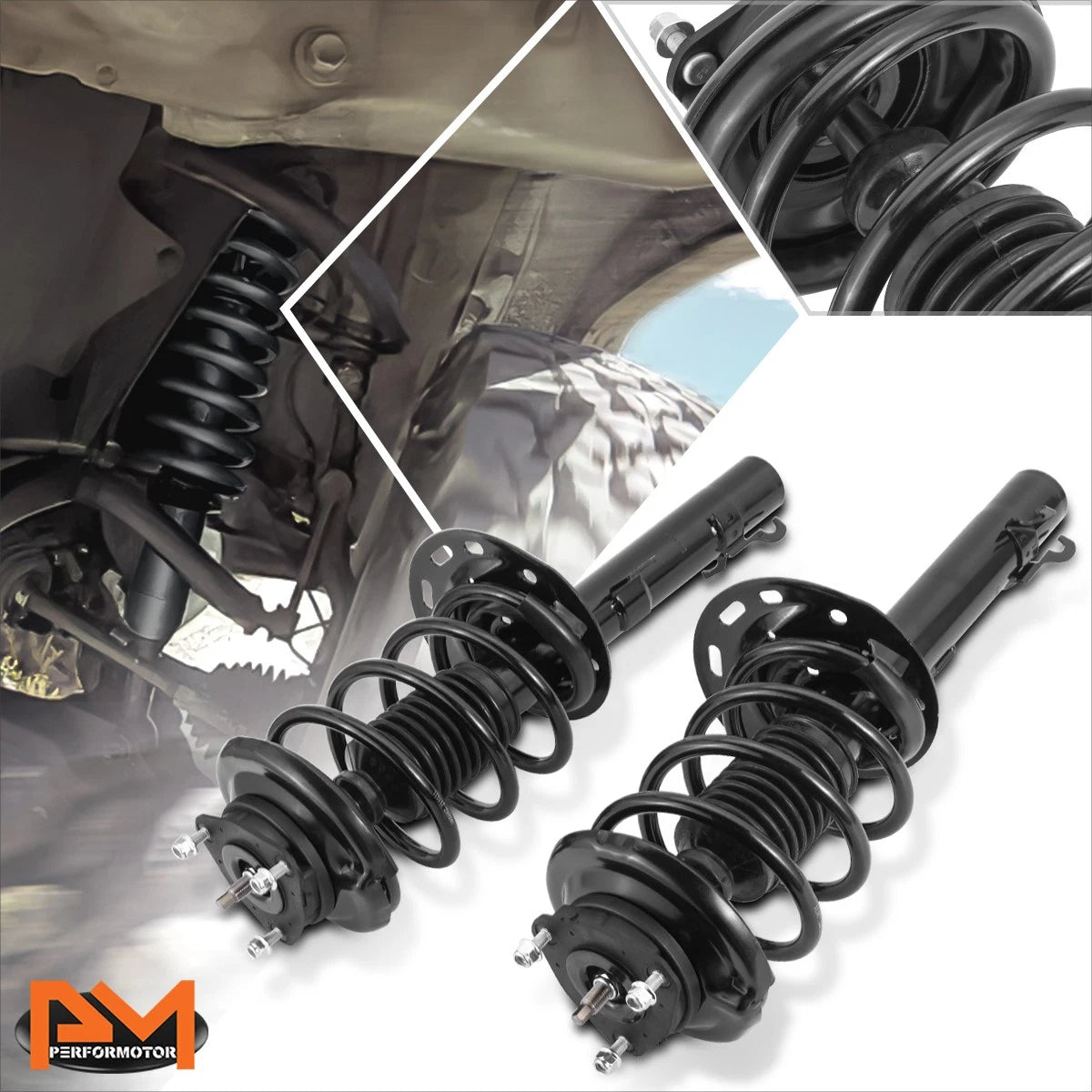 Complete Strut Assembly Set of 2 for Ford Focus (2006–2011)