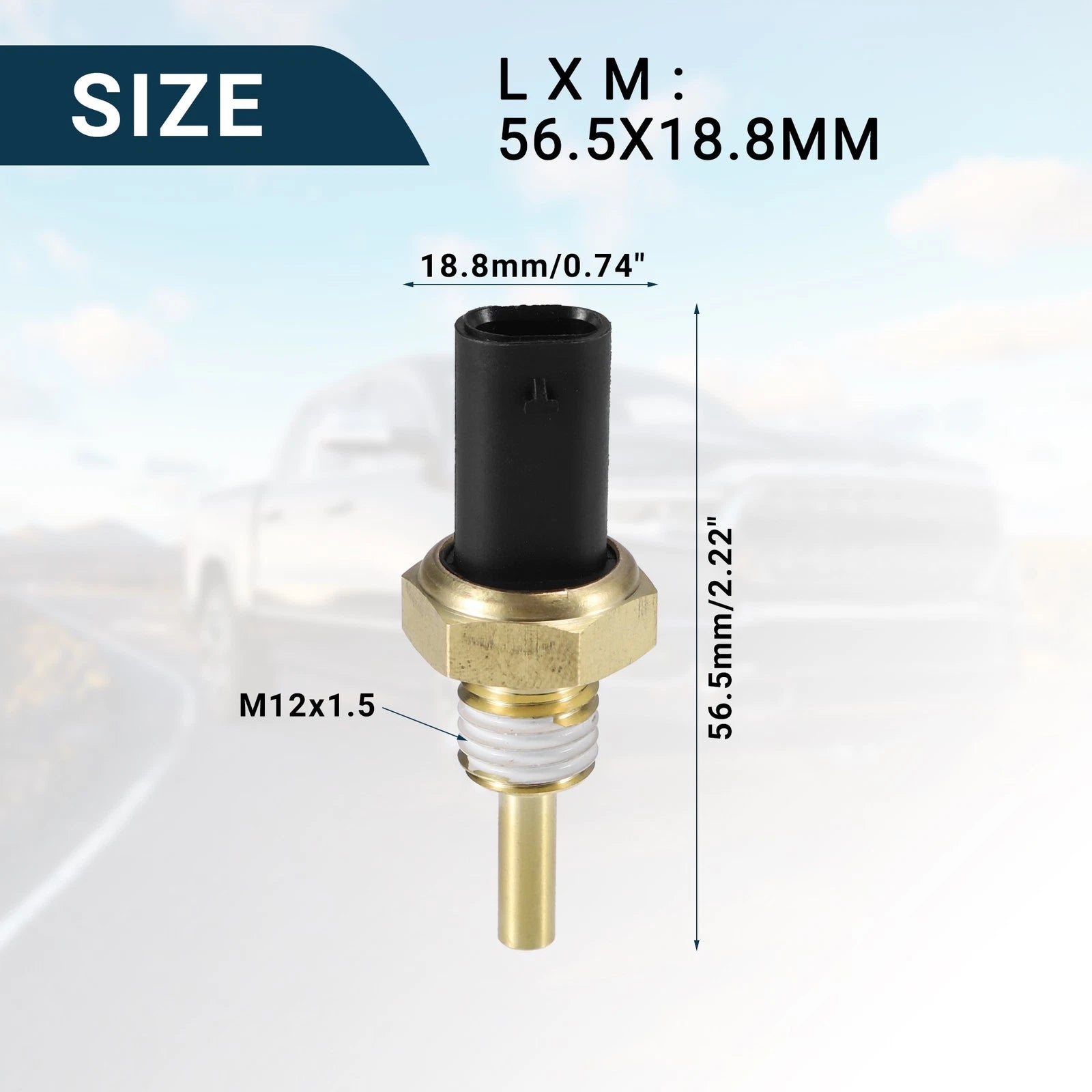 Coolant Temperature Sensor for Chevrolet Express (2003–2023) 1Pcs