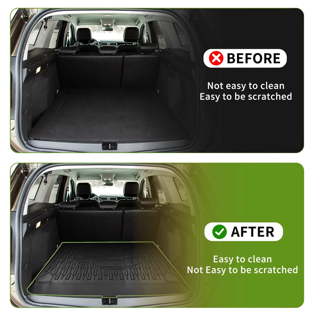 Rear Trunk Mat for Ford Bronco 4-Door (2021–2024) TPE Cargo Liner