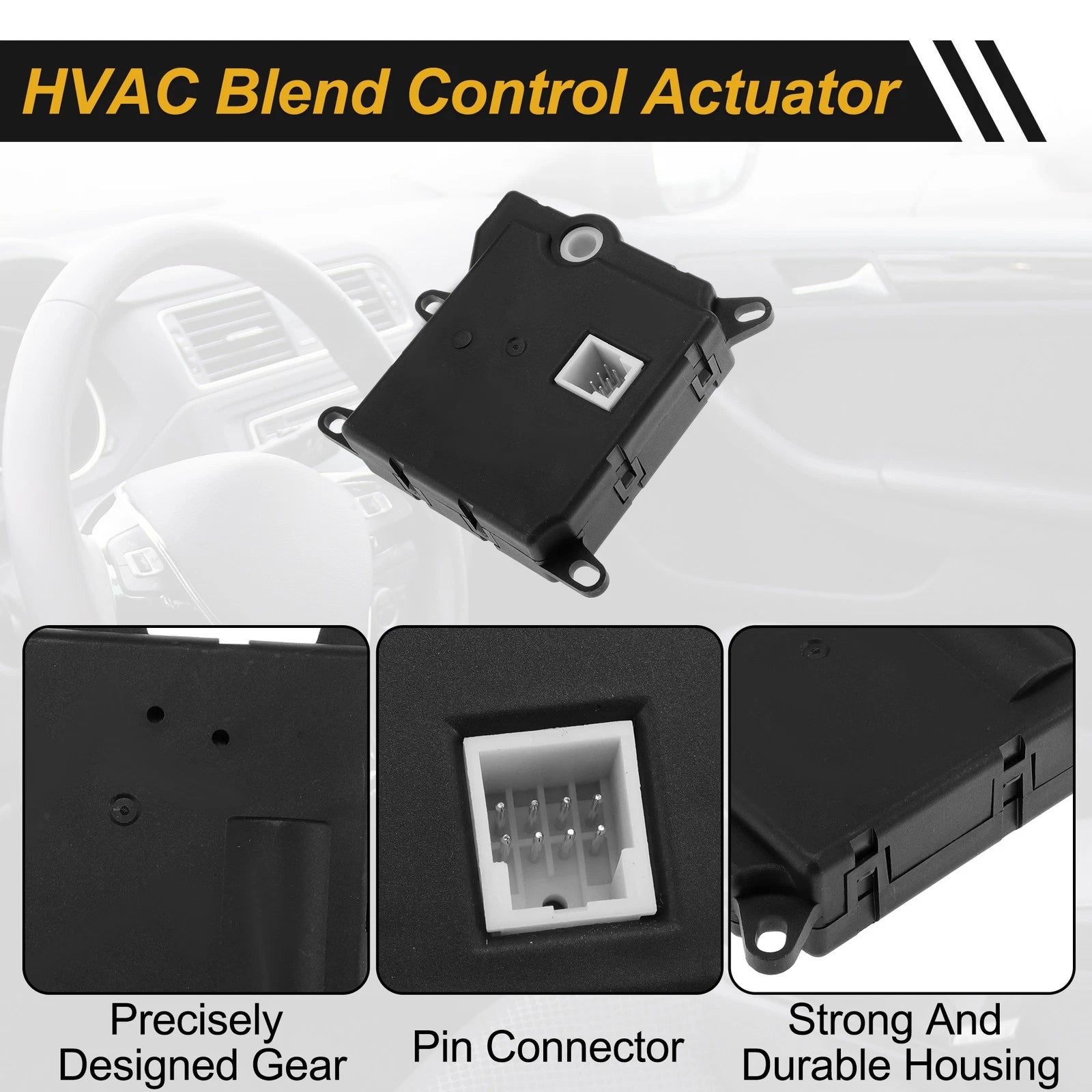 HVAC Heater Blend Door Actuator for Ford Explorer (1991–2001) No.F7DZ19E616BA