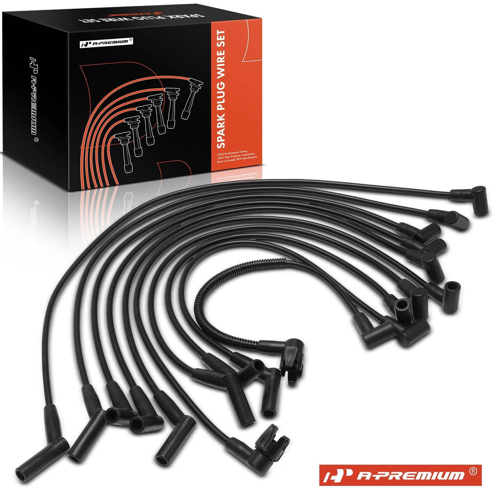 10x Spark Plug Wire Set for Ford F-150 F-250 E-150 (1997–2003)