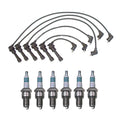 Denso 7mm Wire Set & 6 Iridium Power Spark Plugs Kit for Dodge Stealth (1991–1996)