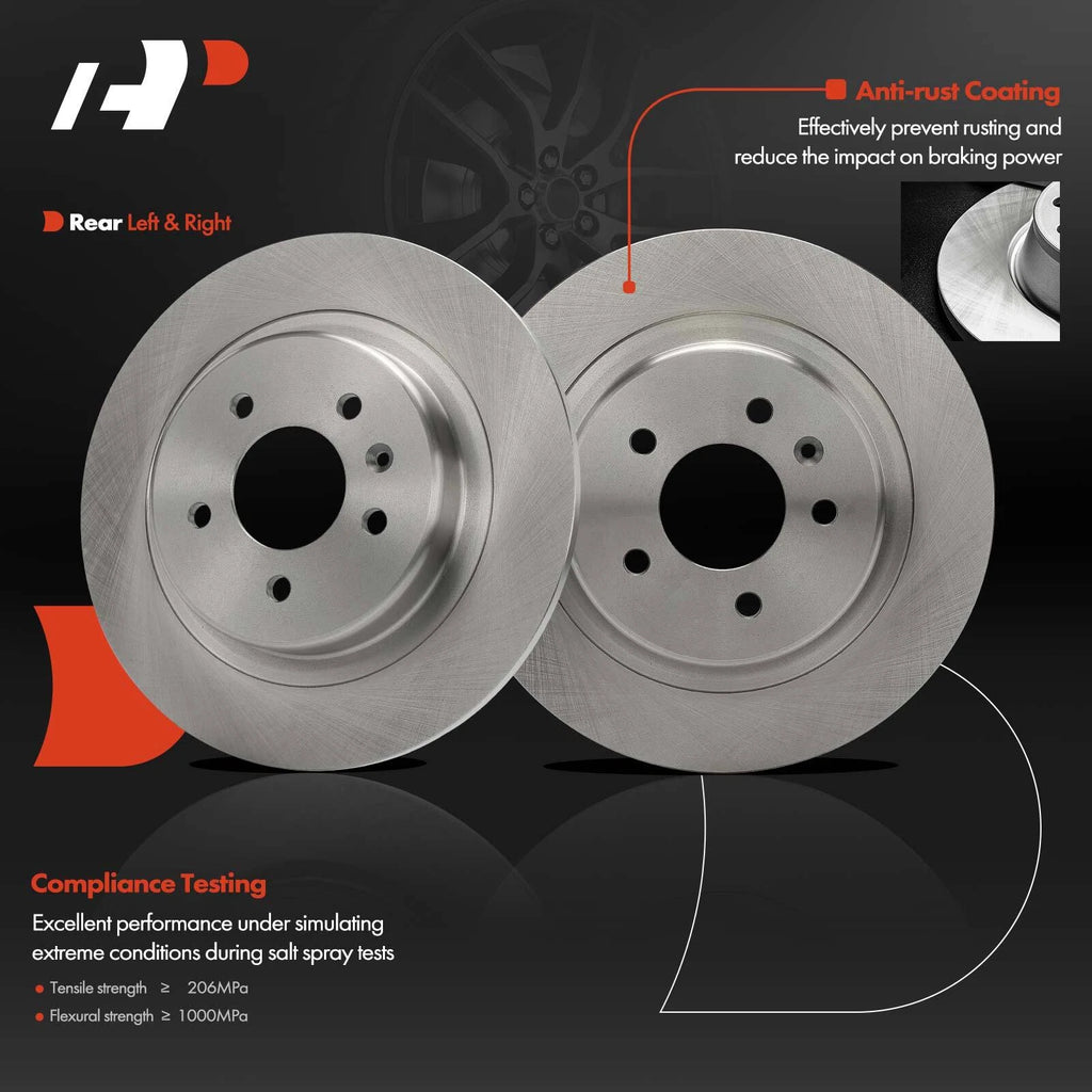 Rear Disc Brake Rotors for Buick Envision (2016-2018)