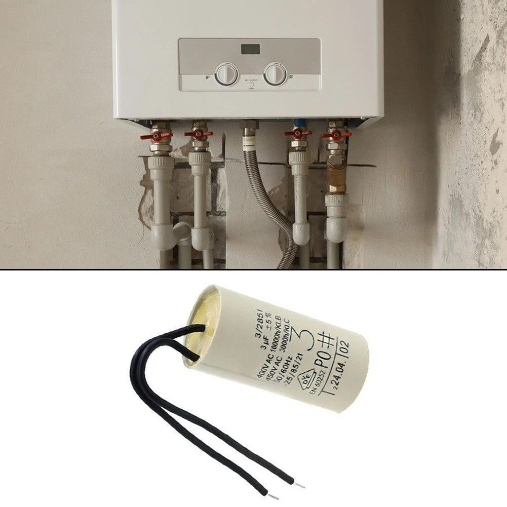 3uF Motor Run Capacitor for Wall Mounted Heating Pumps