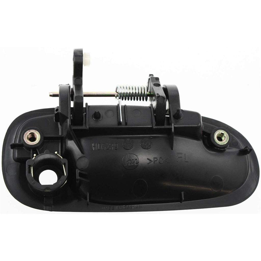 Exterior Door Handle for Honda Civic (1996–2000) Front Driver Smooth Black
