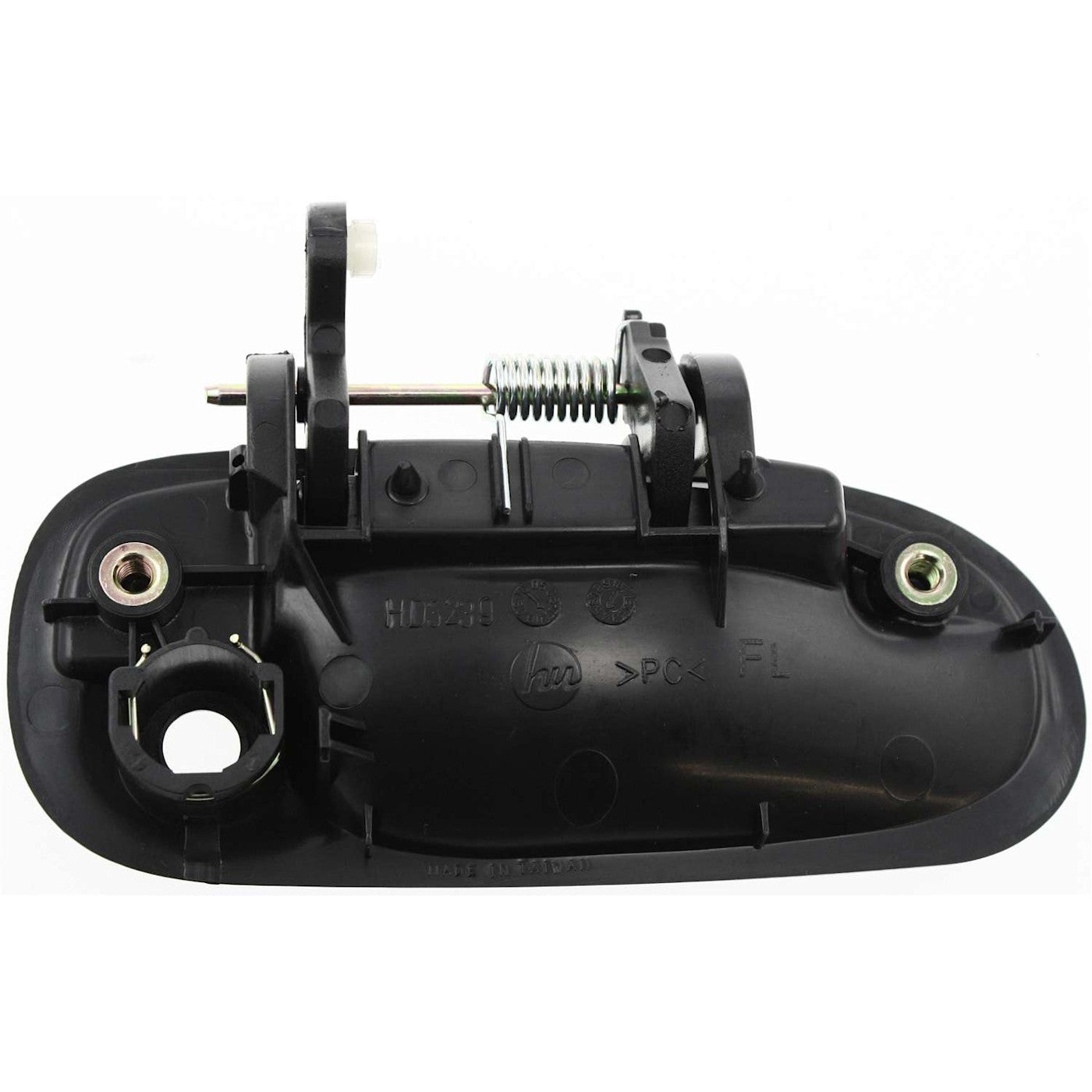 Exterior Door Handle for Honda Civic (1996–2000) Front Driver Smooth Black