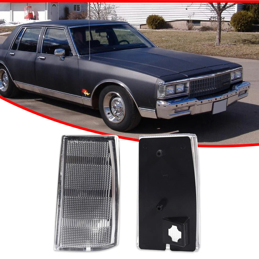 Clear Lens Side Marker Lights for Pontiac Parisienne Bonneville Safari