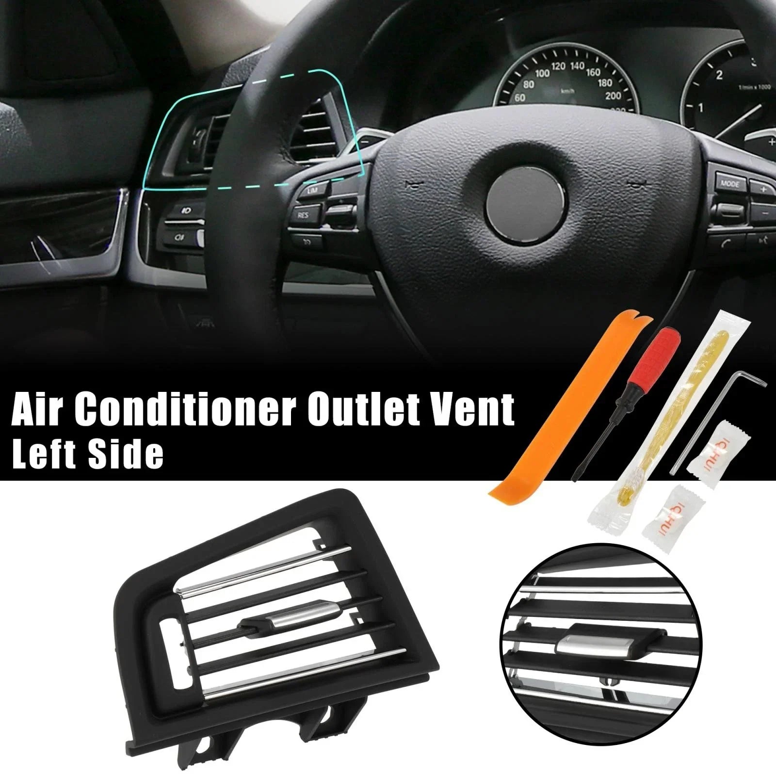 Front Left A/C Vent Grille for BMW 5 Series