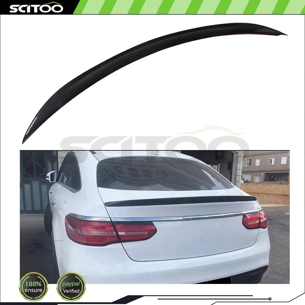 Glossy Carbon Fiber Spoiler for Mercedes GLE Coupe (2015–2019)
