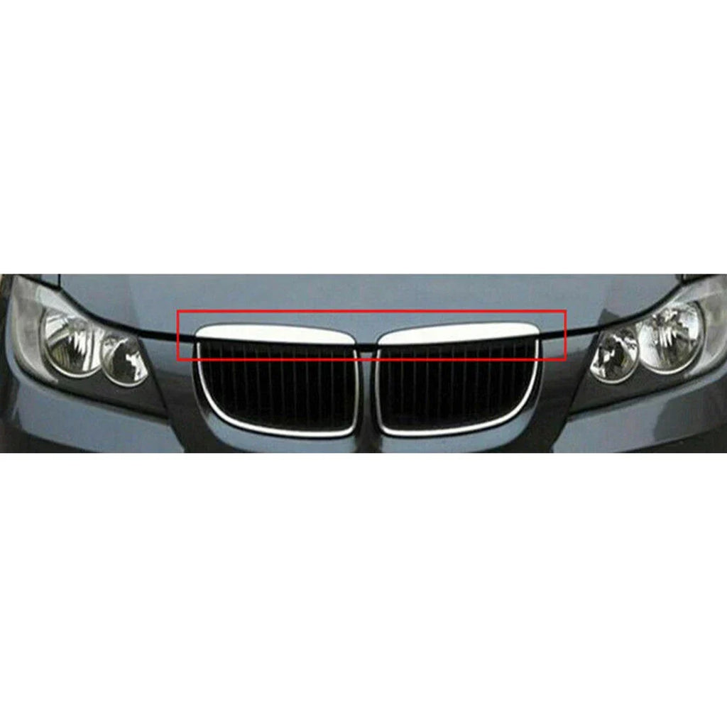 2 x Front Hood Trim Covers for BMW 3 Series E90 E91 325i 328i 330i (2006-2013)