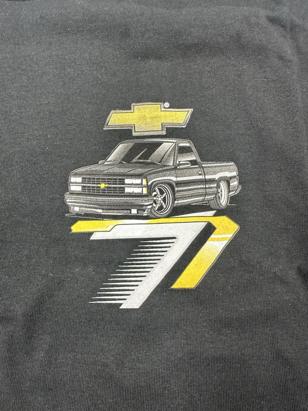 Black Licensed T-Shirt for Chevrolet Silverado (2014–2018)