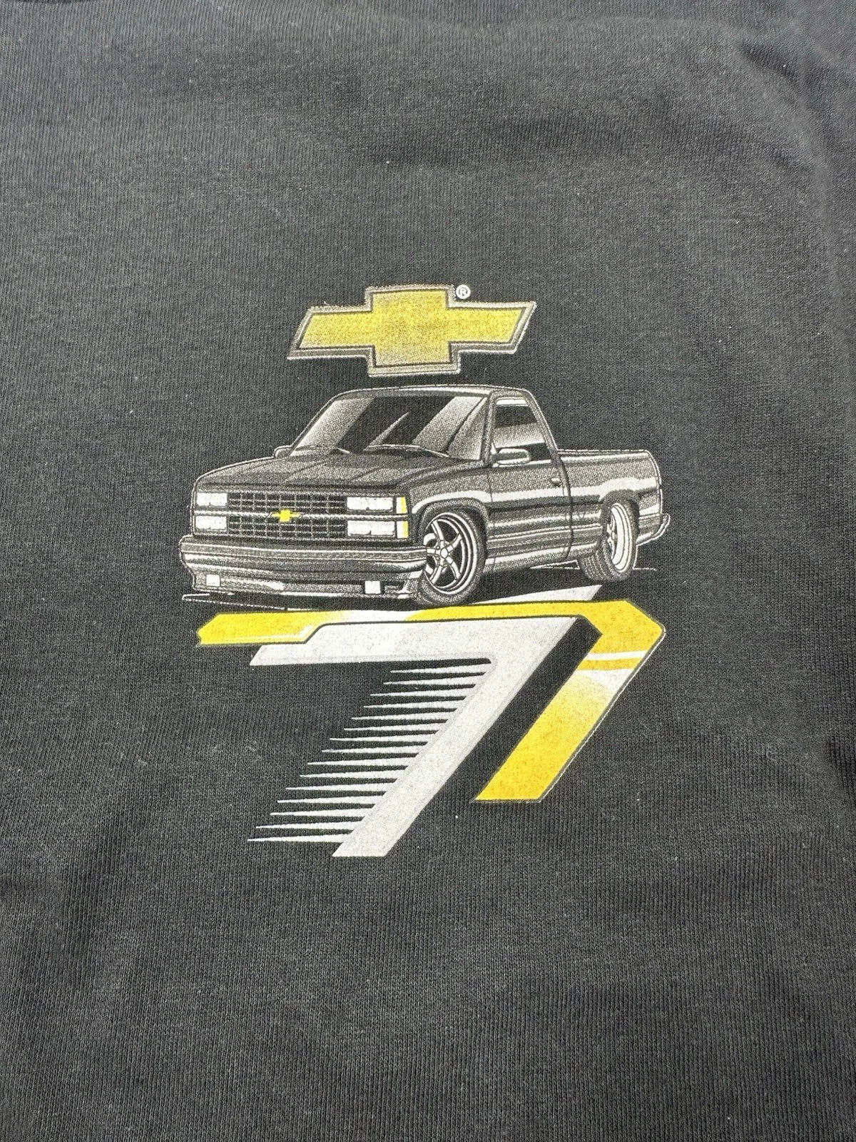 Black Licensed T-Shirt for Chevrolet Silverado (2014–2018)