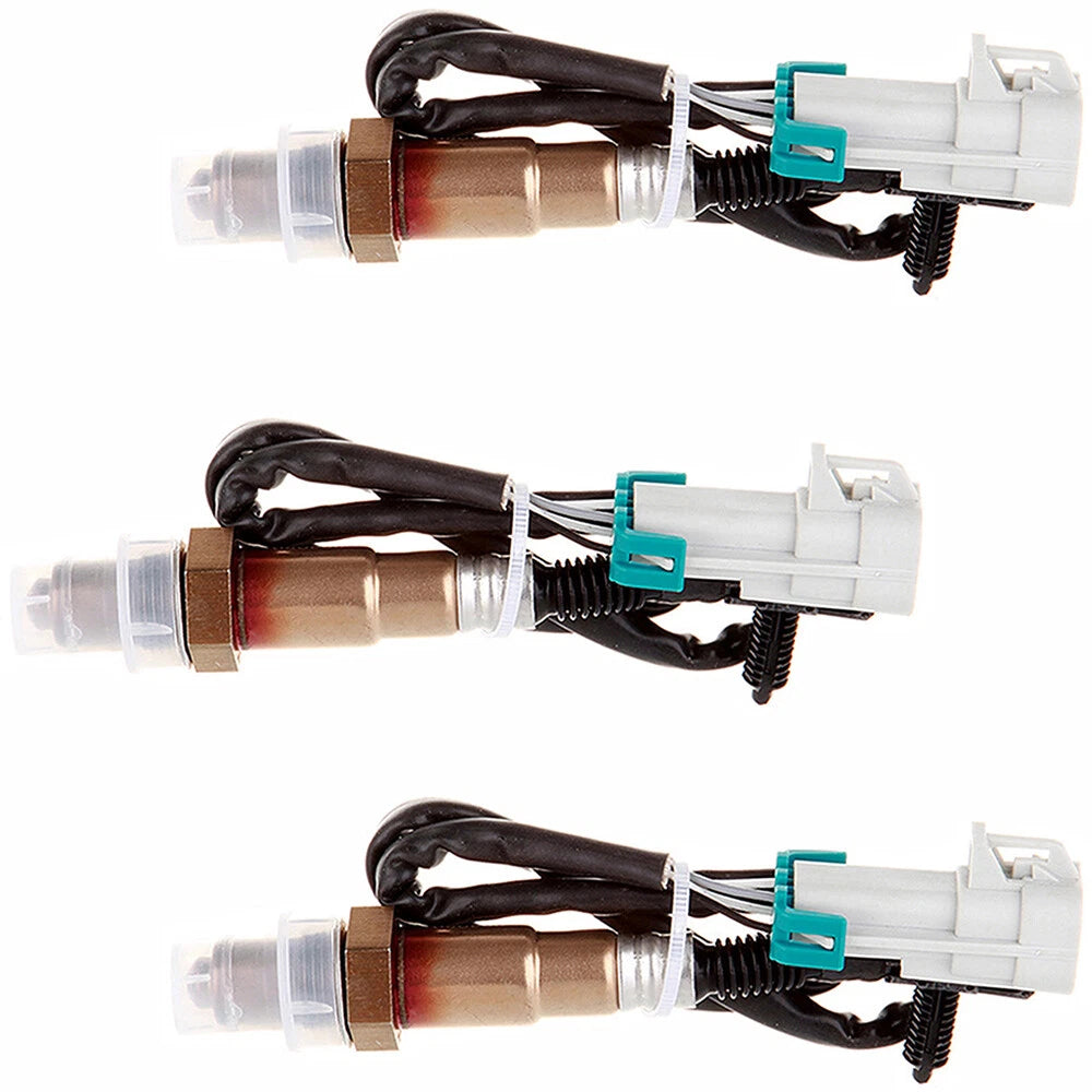 3pcs Oxygen Sensor Set for 2003-2004 Chevrolet S10 4.3L V6 (O2, Upstream, Downstream)
