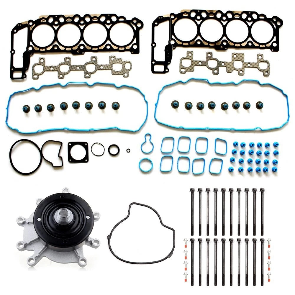 Head Bolts Kit, Water Pump, Head Gasket Set for Dodge Durango (2002–2003)