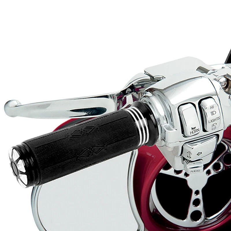 1" Handlebar Hand Grips for Harley Touring Road King Sportster XL883 XL1200