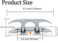 4Pcs Folding Cleat for Boat (316 Stainless Steel)