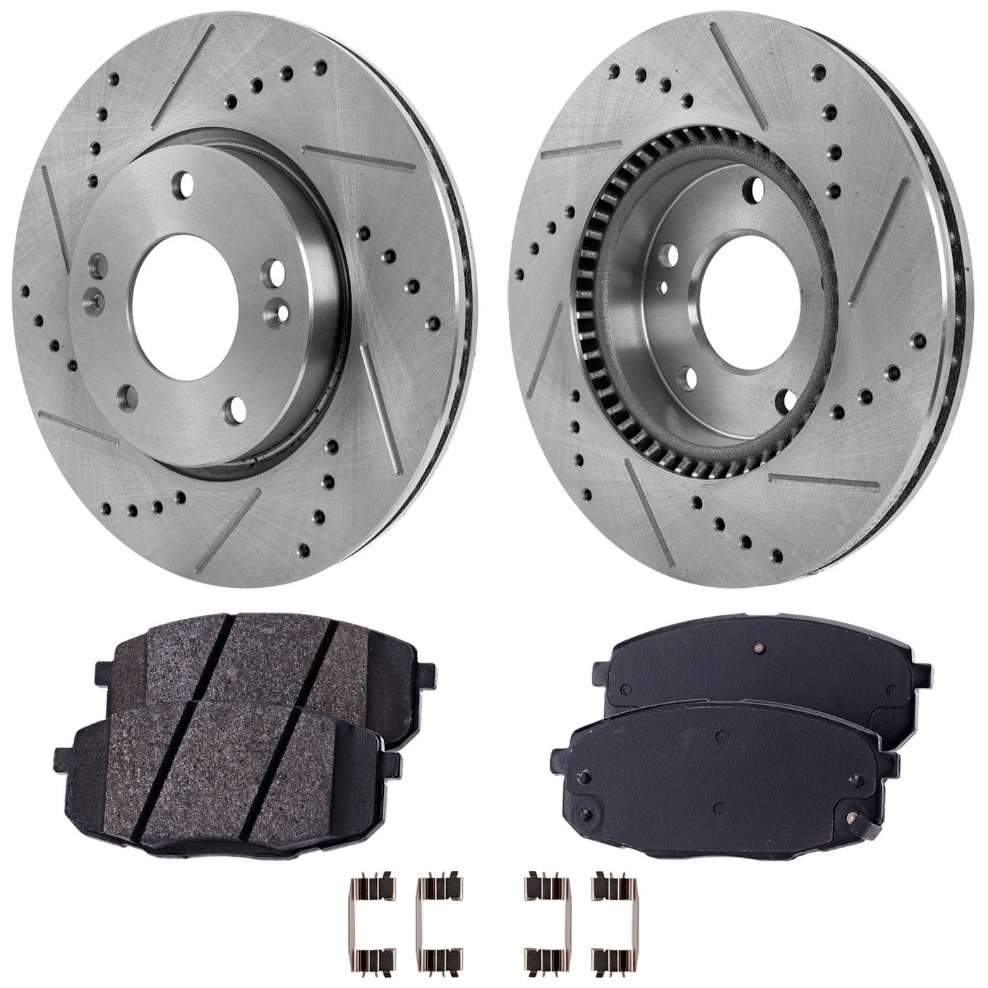 Front Brake Disc and Pad Kit for Hyundai Elantra (2009–2011)