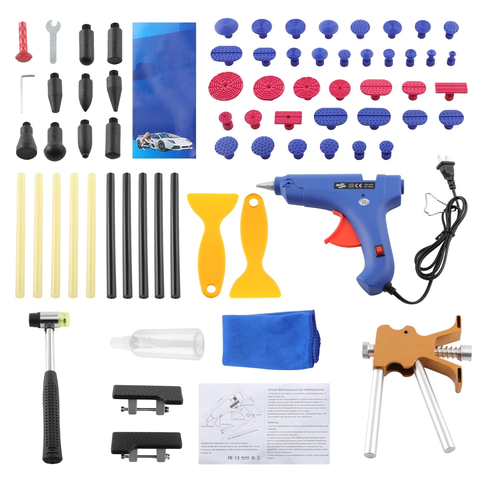 Dent Removal Hammer for Automobile Body, Motorcycle, Refrigerator