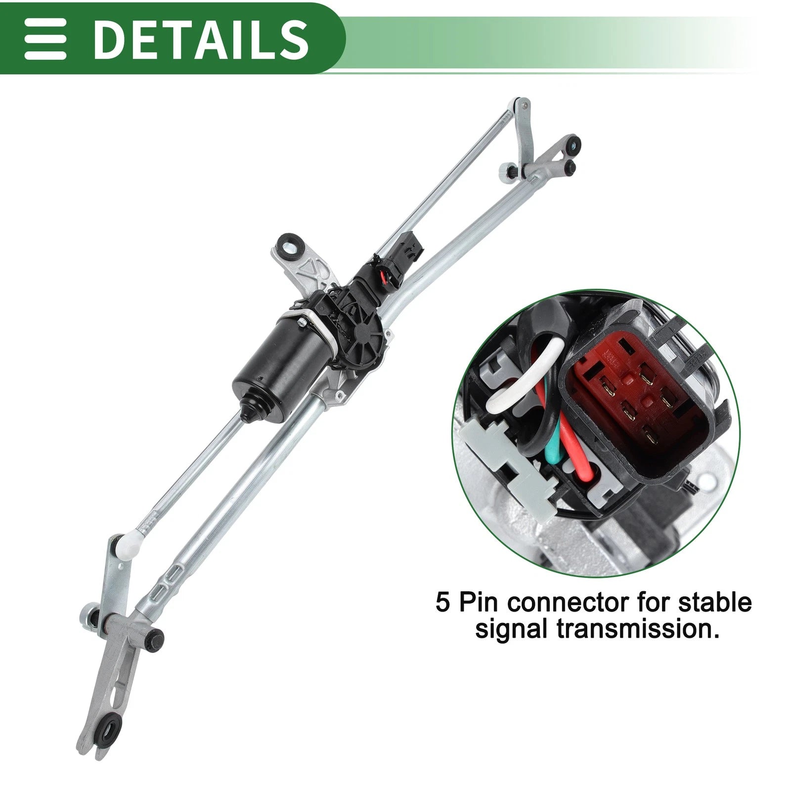 Front Windshield Wiper Motor Linkage Assembly for Dodge Ram 1500 (No. 853025)