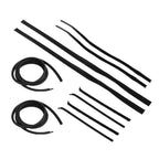 Set of 10 Rubber Door Window Weatherstrip Seals for Dodge Truck D/W 150 (1980–1993)