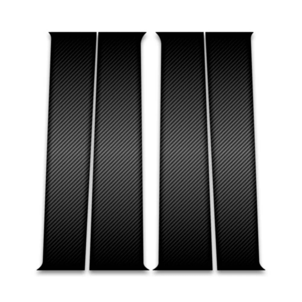 4pc Carbon Fiber Pillar Post Covers for 2000-2009 Ford Excursion