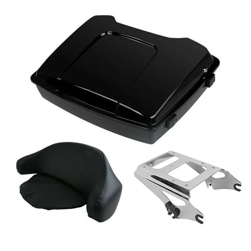 Razor Tour Trunk Backrest Mount Rack for Harley Touring Road King (2009–2013)