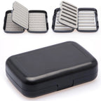 Double-sided waterproof fly fishing box for trout bass