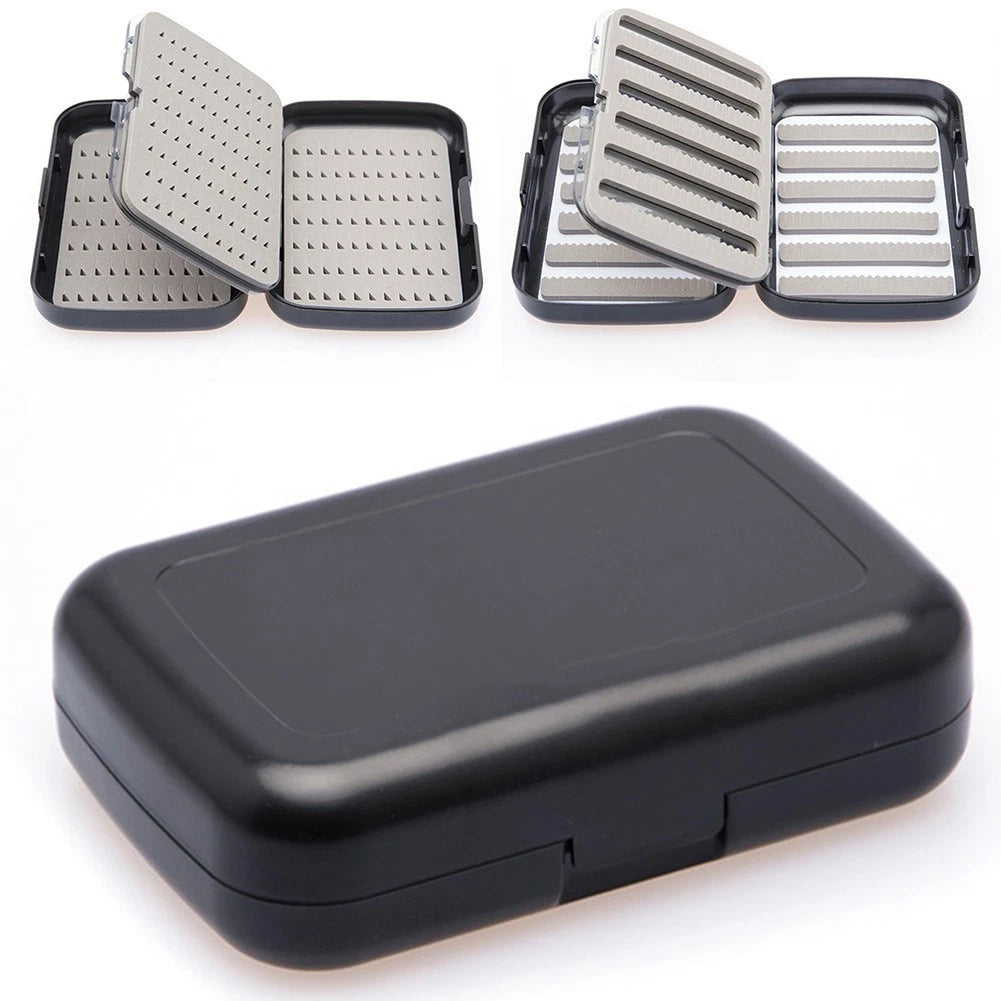 Double-sided waterproof fly fishing box for trout bass