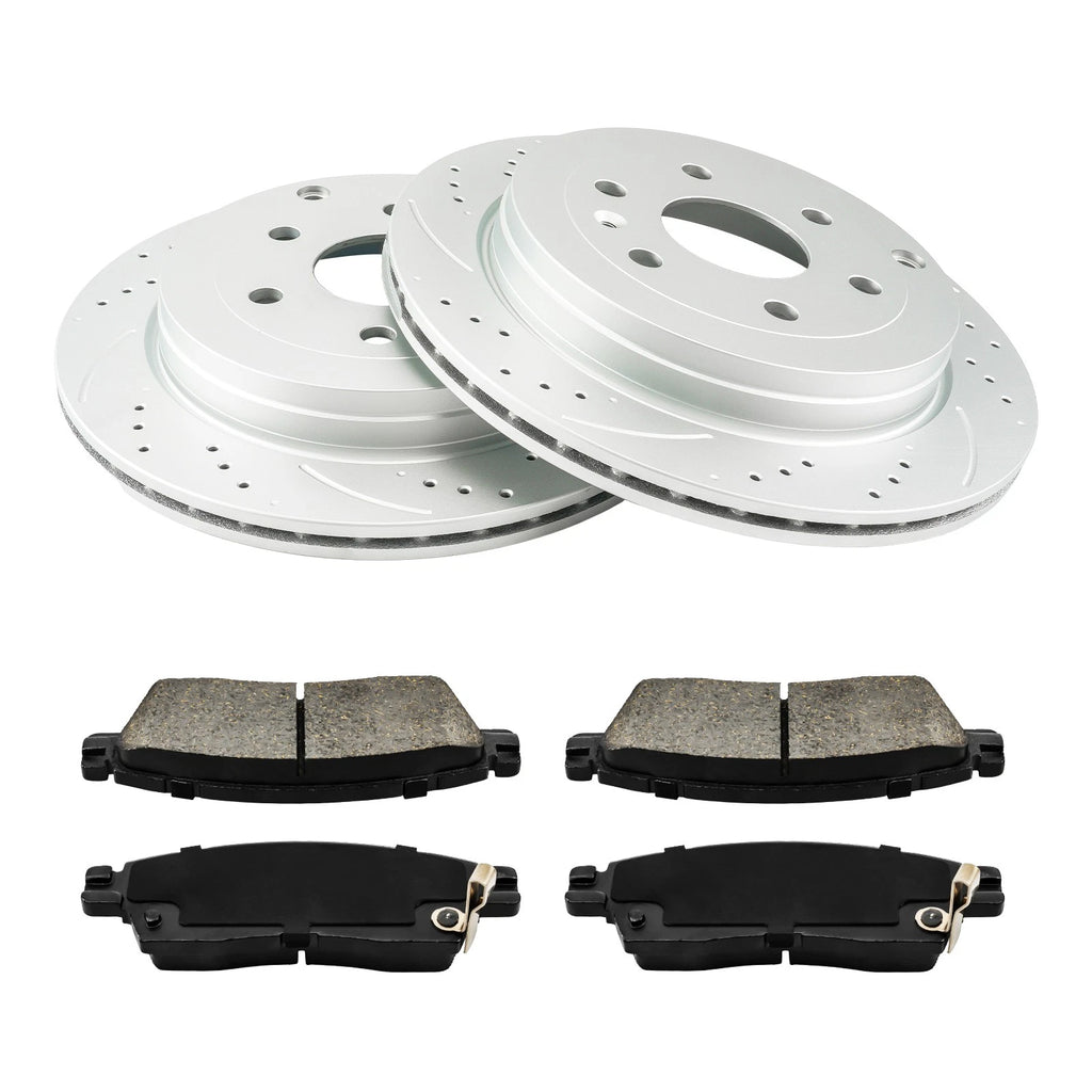 Drilled and Slotted Brake Kit for GMC Acadia and Buick Enclave (2007–2017)