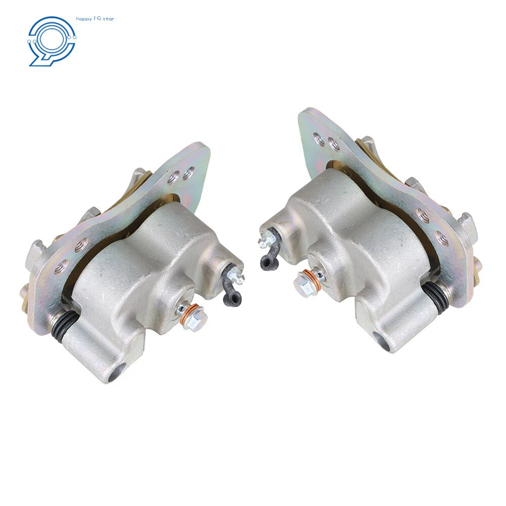Set of 2 Rear Brake Calipers & Pads for Polaris Ranger Crew 800 900 1000