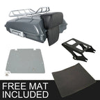 Razor Trunk Pad Mount Rack Plate for Harley Street Glide (2014–2026) Gunship Gray