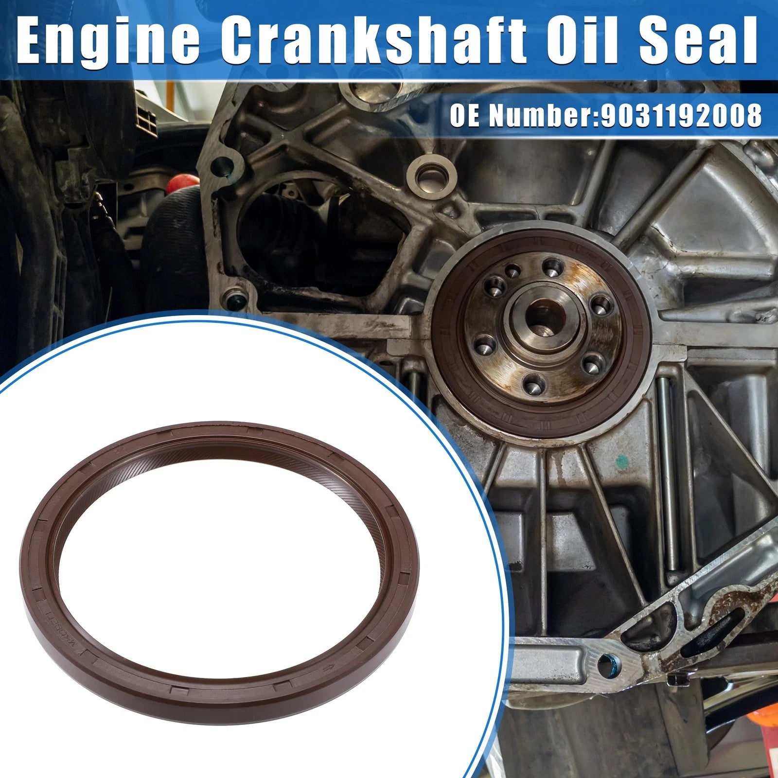 Engine Crankshaft Oil Seal for Toyota Sienna (1998–2015) Rubber
