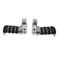 Chrome 1-1/4" Highway Bar Footpegs for Harley Touring & Softail