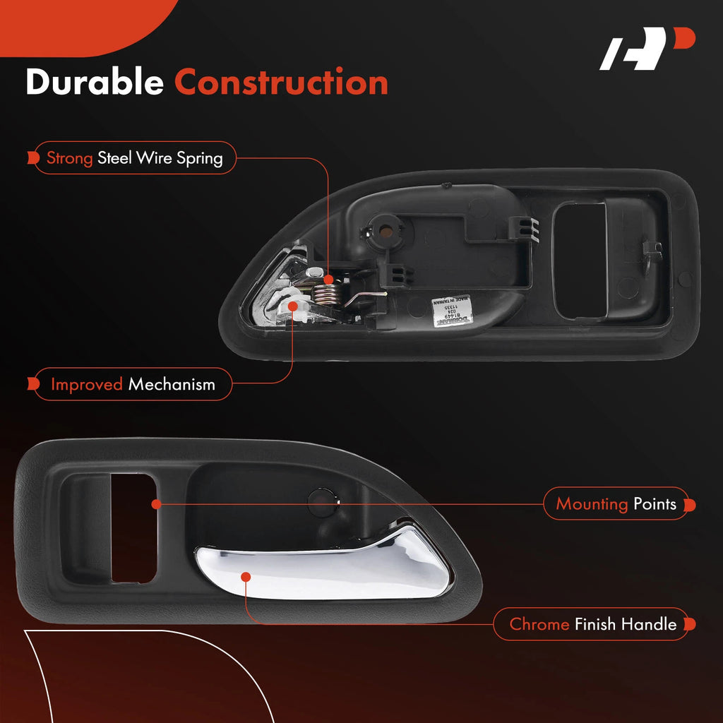 Chrome Front Right Interior Door Handle for Honda Accord (1994-1997)