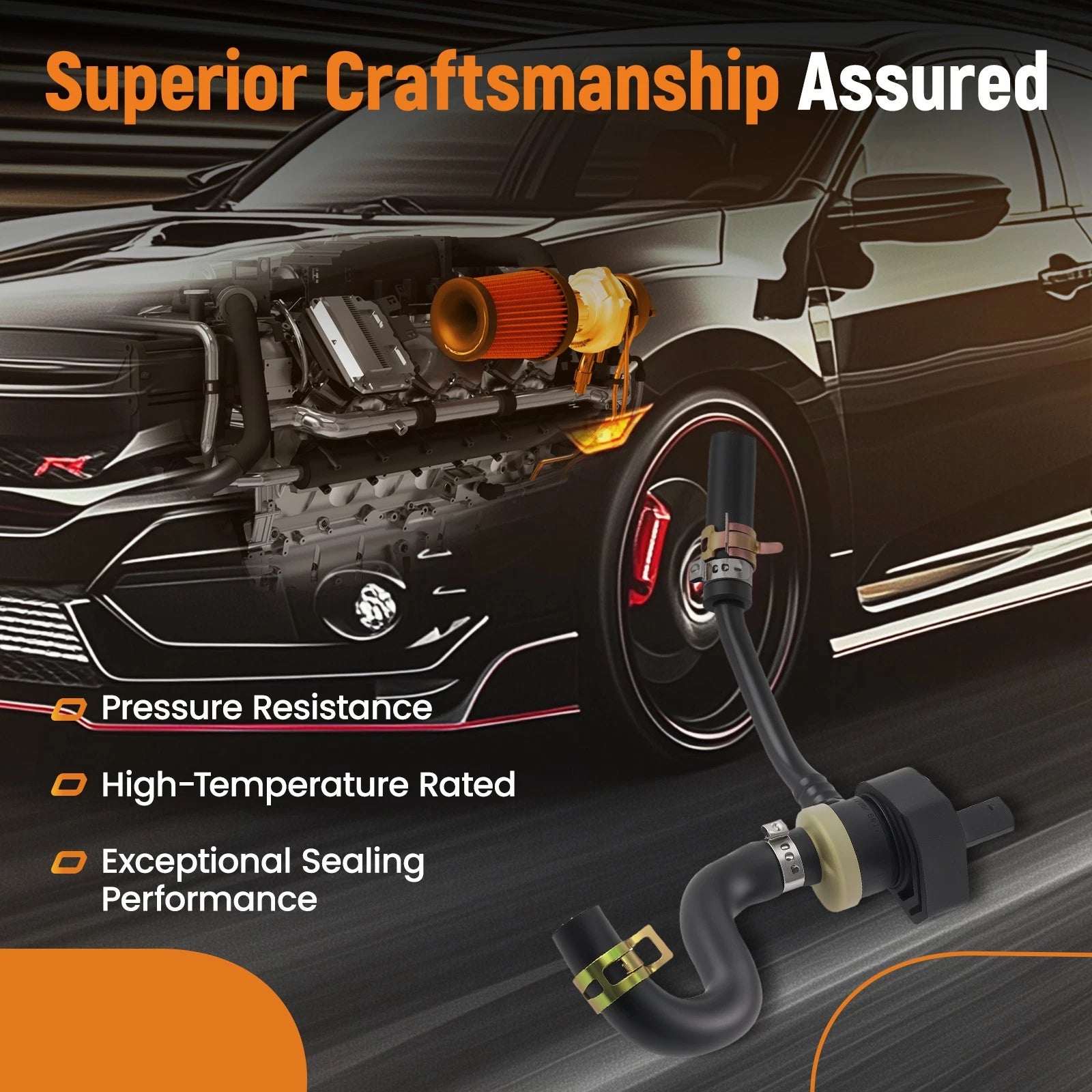 PCV Valve Bleed Line Hose for Mercedes-Benz CLS X218 E C-Class C205 W213 S205