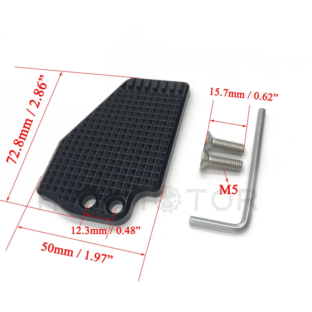 CNC Billet Aluminum Rear Brake Pedal Step Tip for KTM Duke 690 Adventure 990 (2013–2019)