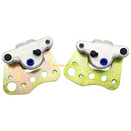 Front Rear Brake Master Cylinders & Calipers W/Pads for Polaris ATP 330 500 (2004–2006)