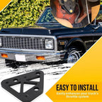 Black Gas Pedal Adapter Cable Bracket for Chevy (1967-1972)