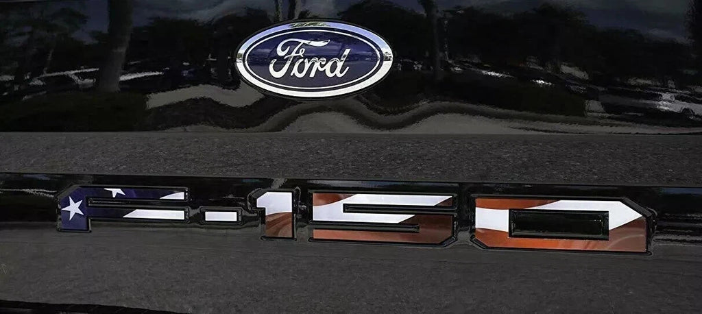 Tailgate Insert Letters American Flag for Ford F-150 (2021–2025)