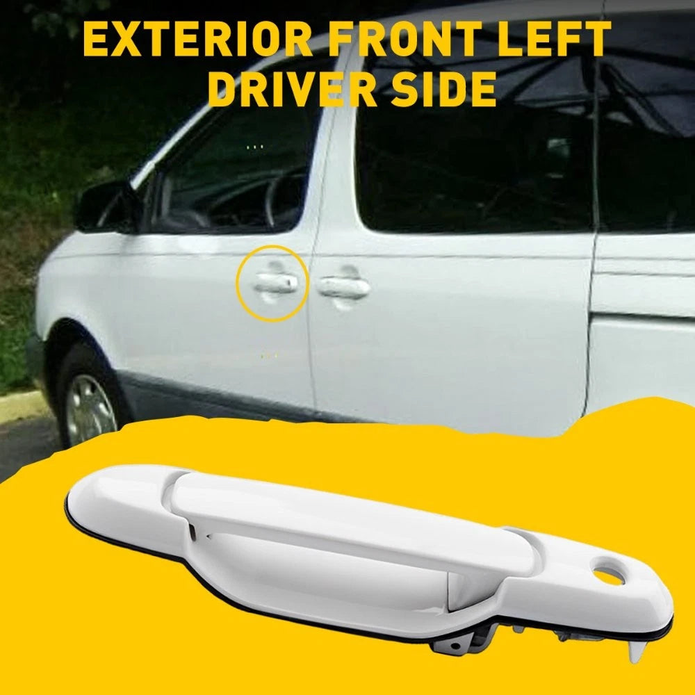 Exterior Door Handle for Toyota Sienna (1998–2003) - White