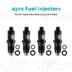 4X Diesel Fuel Injector for Toyota Hilux Hiace (1997–2005) 23600-59325