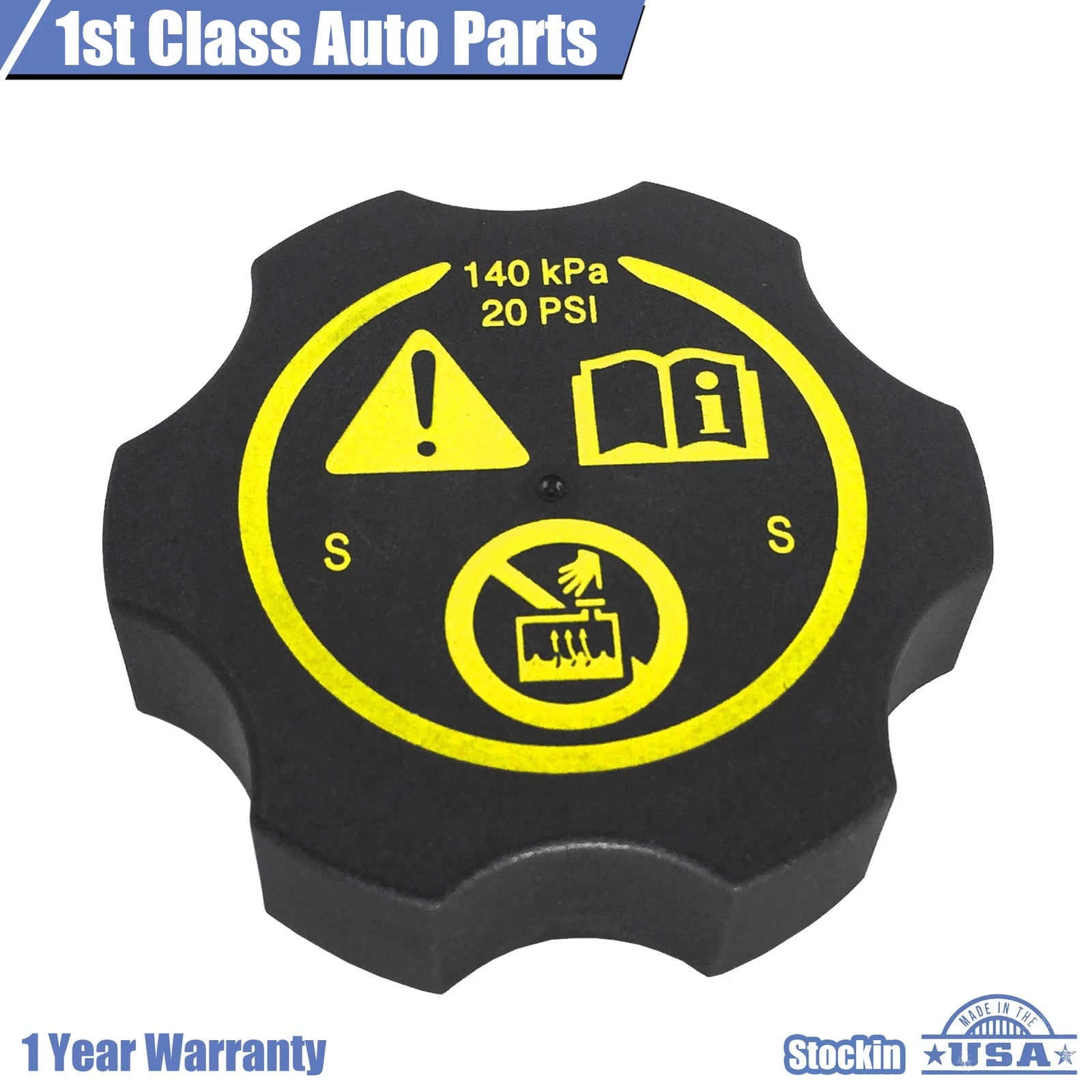 Radiator Coolant Expansion Tank Cap for Buick Regal Encore Cadillac SRX XT4 (2013–2020)