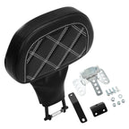 Black Rider Driver Backrest Pad for Harley Road Electra Street Glide (1988–2023)