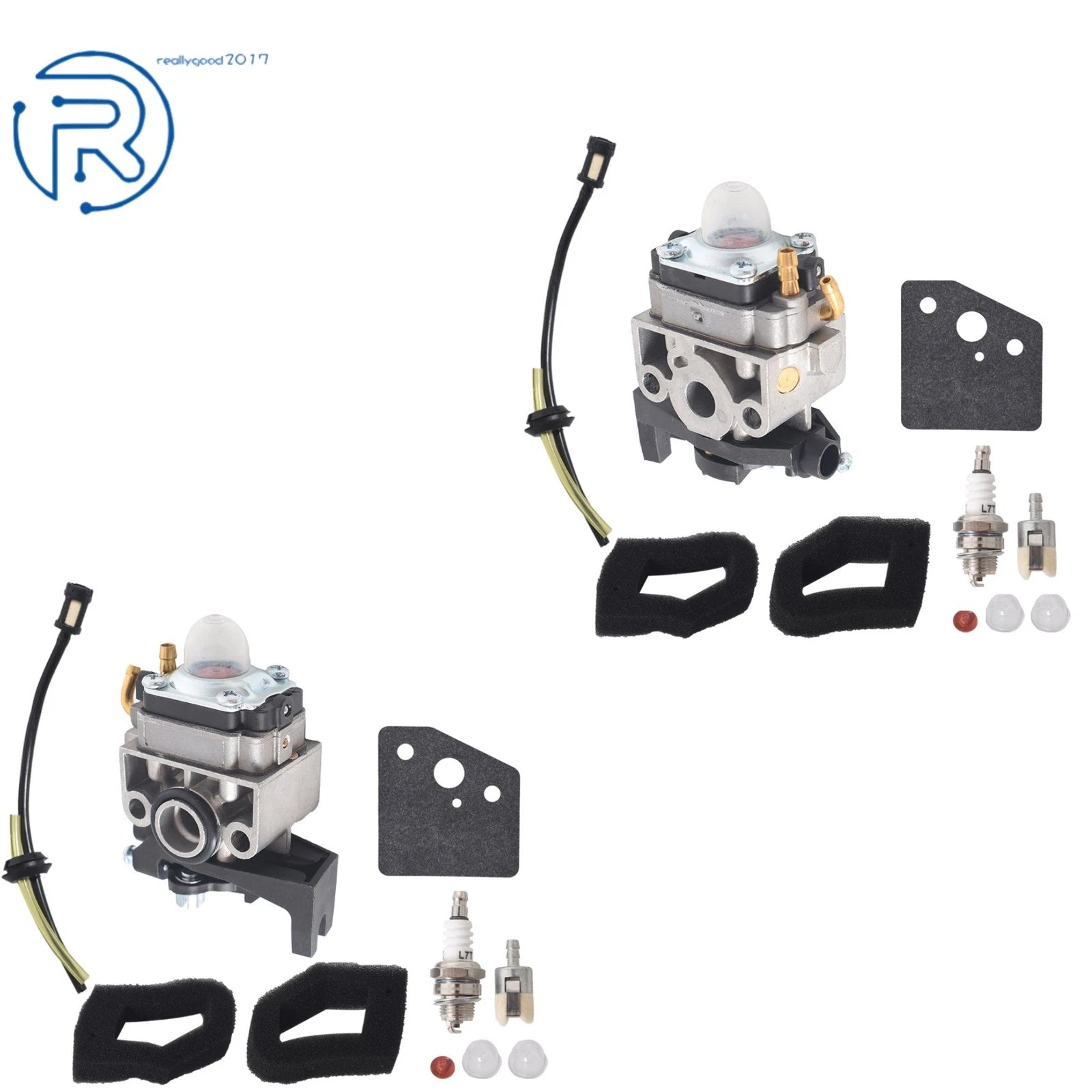 2 Pcs Carburetor for Honda GX25 GX25N GX25NT FG110 FG110K1 HHT25S (2003–2019) 16100-Z0H-825