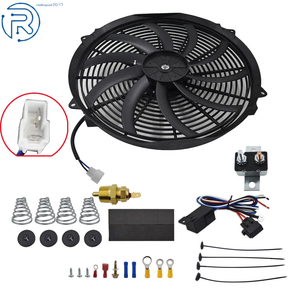 16" Electric Radiator Fan Kit for Universal Applications (Year Range)